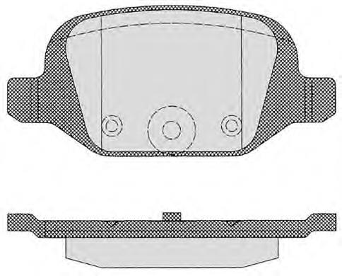 Задние тормозные колодки 6090 Raicam