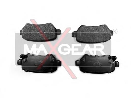 190450 Maxgear sapatas do freio traseiras de disco