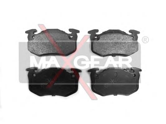 19-0473 Maxgear sapatas do freio dianteiras de disco