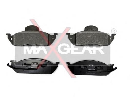 Передние тормозные колодки 190677 Maxgear