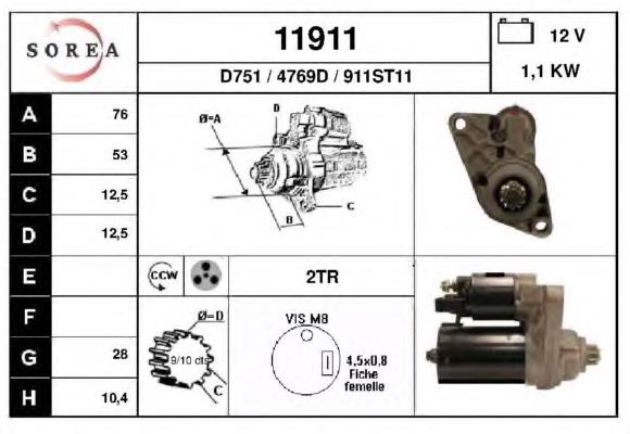 11911 EAI motor de arranco