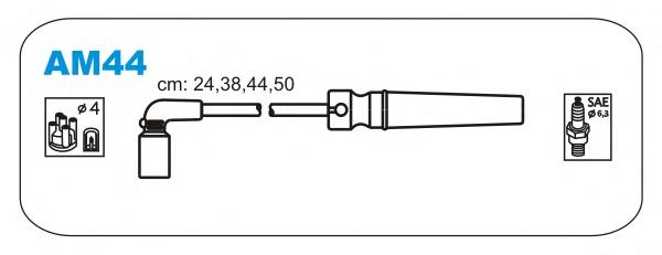 AM44 Janmor fios de alta voltagem, kit