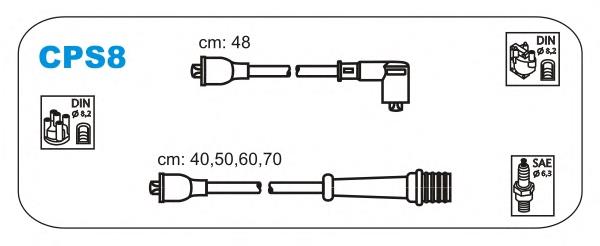 CPS8 Janmor fios de alta voltagem, kit