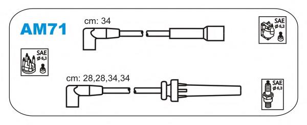 AM71 Janmor высоковольтные провода