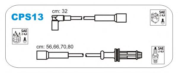 CPS13 Janmor fios de alta voltagem, kit