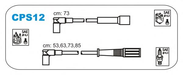 CPS12 Janmor fios de alta voltagem, kit