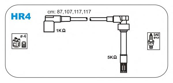 HR4 Janmor Провода высоковольтные