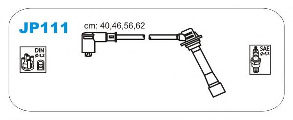 JP111 Janmor fios de alta voltagem, kit