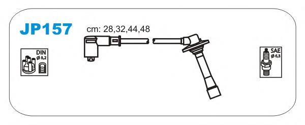 JP157 Janmor fios de alta voltagem, kit