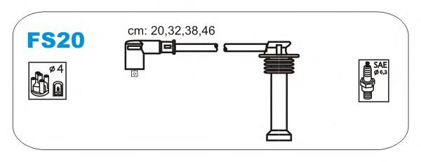 FS20 Janmor fios de alta voltagem, kit