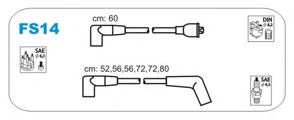 FS14 Janmor высоковольтные провода