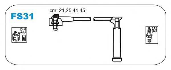 FS31 Janmor fios de alta voltagem, kit