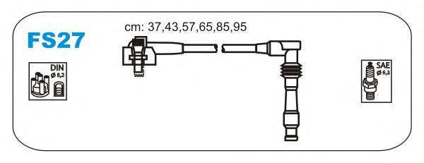 FS27 Janmor fios de alta voltagem, kit