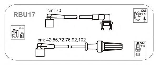 Провода зажигания Janmor RBU17 цена, от 36.64 USD