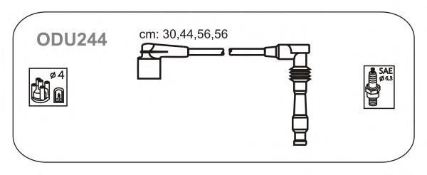 ODU244 Janmor fios de alta voltagem, kit