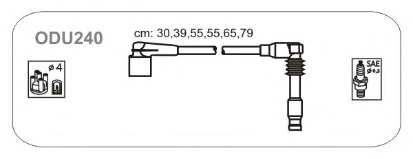 ODU240 Janmor fios de alta voltagem, kit