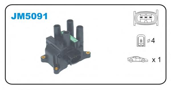 JM5091 Janmor Катушка зажигания