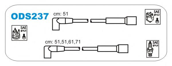 ODS237 Janmor fios de alta voltagem, kit