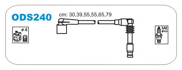 ODS240 Janmor fios de alta voltagem, kit