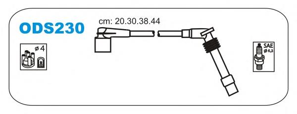 ODS230 Janmor fios de alta voltagem, kit