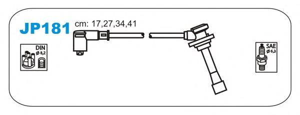 Высоковольтные провода JP181 Janmor