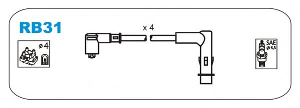 Высоковольтные провода RB31 Janmor