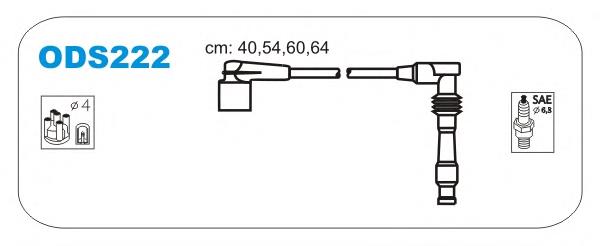 ODS222 Janmor fios de alta voltagem, kit