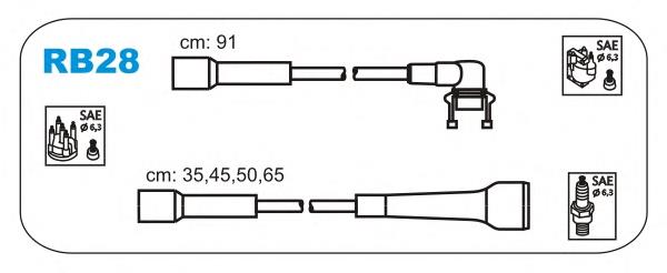 RB28 Janmor высоковольтные провода