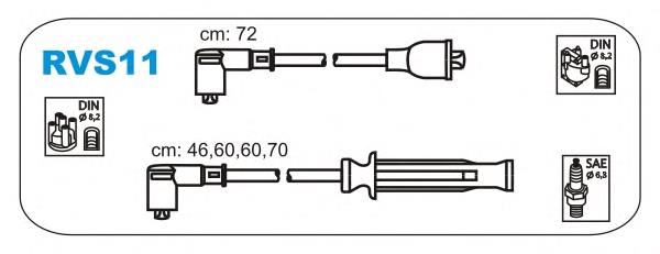 Провода зажигания Janmor RVS11 цена, от 15.37 USD