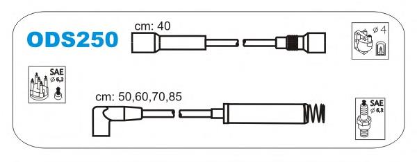 ods250 Janmor fios de alta voltagem, kit