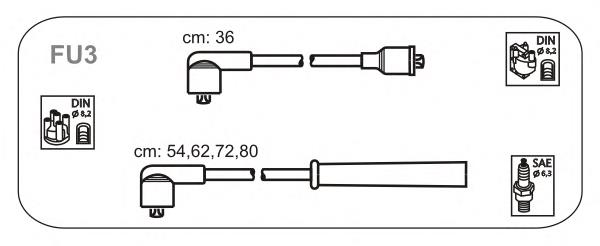 FU3 Janmor высоковольтные провода