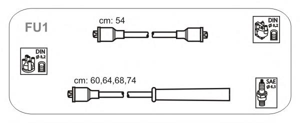 FU1 Janmor высоковольтные провода