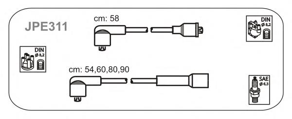 JPE311 Janmor высоковольтные провода