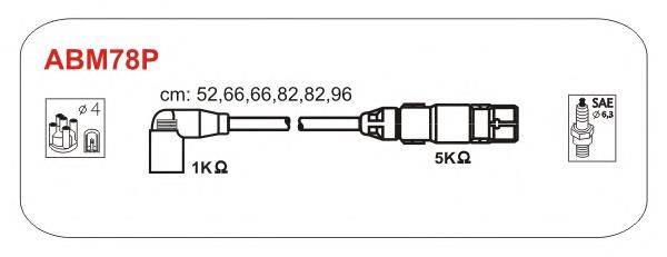 Высоковольтные провода ABM78P Janmor