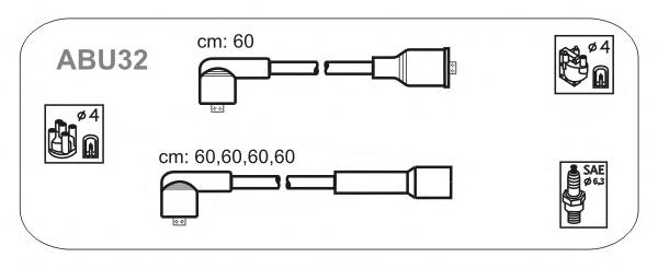 ABU32 Janmor высоковольтные провода