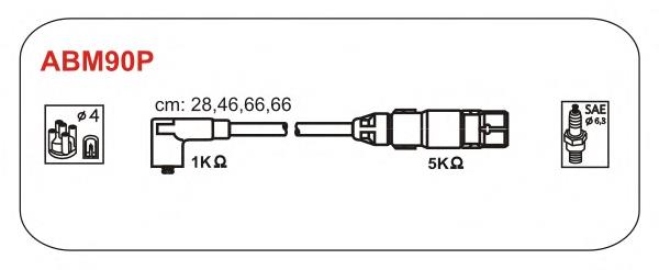 Высоковольтные провода ABM90P Janmor