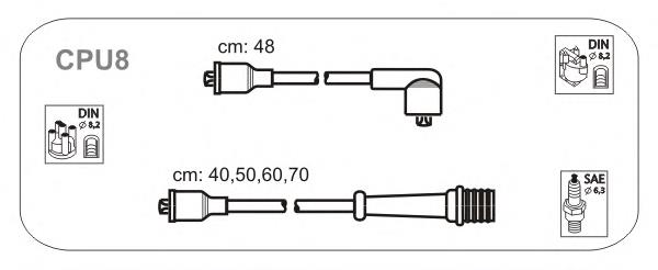 CPU8 Janmor высоковольтные провода