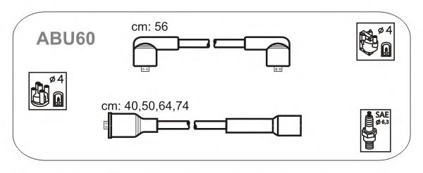 Fios de alta voltagem, kit Seat Toledo 1 1L