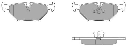 FBP0733 Fremax колодки тормозные задние дисковые