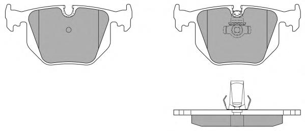 FBP1334 Fremax задние тормозные колодки