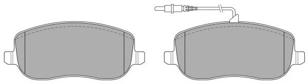 Передние тормозные колодки FBP1271 Fremax