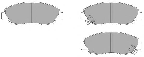 FBP1529 Fremax передние тормозные колодки