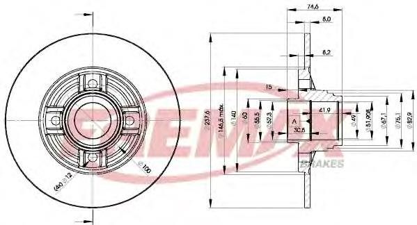 Тормозные диски BD8078 Fremax