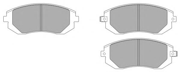 Передние тормозные колодки FBP1564 Fremax