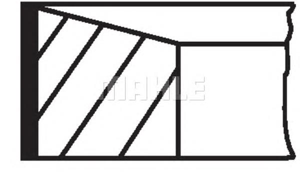 Kit de anéis de pistão de motor, STD. 793849004 SM