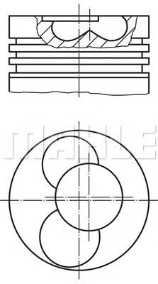 Поршень на 1 цилиндр 56028480 Perfect Circle