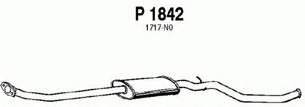 P1842 Fenno silenciador, parte central