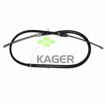 19-1642 Kager cabo traseiro direito/esquerdo do freio de estacionamento