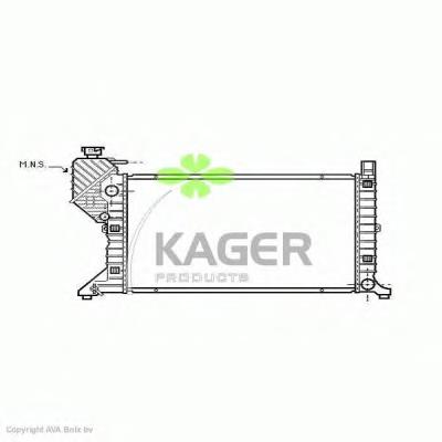 310641 Kager радиатор