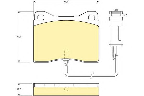 Купить 1648448 Ford Колодки тормозные